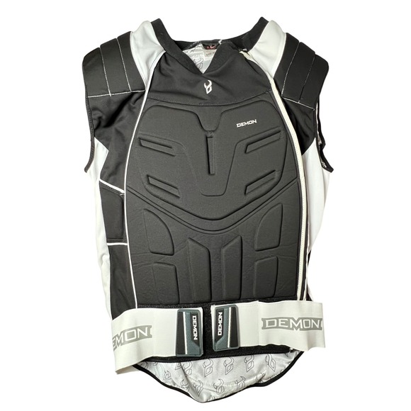 Demon Other - Demon Shield Vest Mens XL Black White DS5100 Protective Spine Guard Snowboard